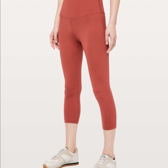 lululemon athletica Pants - Brand new Lululemon Wunder Under crop (brick red)
